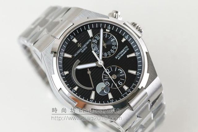 vacheron Constantin手錶 TWA江詩丹頓 縱橫四海多功能腕表 江詩丹頓高端男表  hds1080